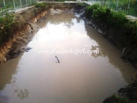 Inilah sumber air bersih yang dijanjikan Pemprov Kepri untuk warga Tanjung Siambang, Dompak Lama, Tanjungpinang.