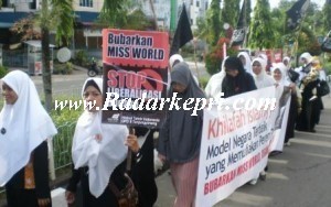 Penolakan HTI terhadap Miss world=