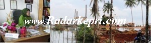 Kabid Kebudayaan Kota Tanjungpinang, Meity Yulianti dan lokasi makan Syeikh Abdullah.