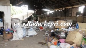 Inilah lokasi penimbunan barang bekas di Tanjung Unggat yang tidak mengantongi ijin amdal dari BLH Kota Tanjungpinang.