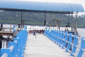 Proyek pelabuhan rakyat di Galang yang tak kunjung siap dan akan segera dilporkan LSM ke Kejari Batam.