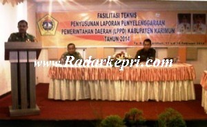 Wakil bupati Karimun memberi arahan2