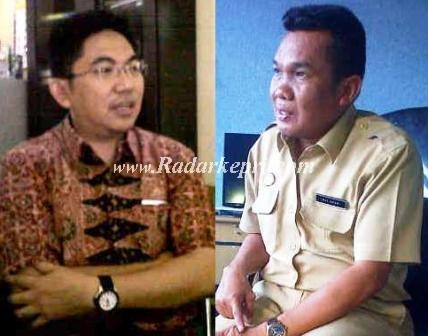 Kacabjari Terempa, Erwin Iskandar SH dan ketua Panwaslu KKA, Indra Yani=
