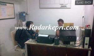 Korban Pemukulan Saparuddin Ketika Memberikan Laporan di Polsek Dabo Singkep