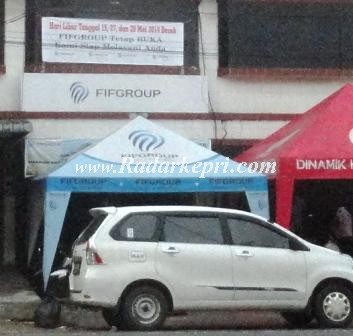 Kantor PT FIF di Jl Gatot Subroto, kilometer 5 bawah Tanjungpinang.