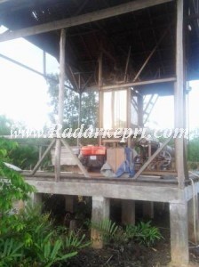 Inilah proyek pabrik Sagu ala BLH Lingga yang diduga dikorupsi dan mulai di usut jaksa.