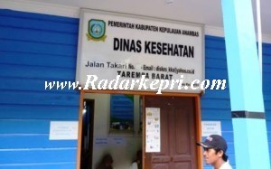 Kantor Dinas Kesehatan Kabupaten Kepulauan Anambas.