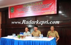 Rakor Dalam rangka peningkatan kualitas kelembagaan koperasi di Kota Tanjungpinang agar menjadi koperasi yang mandiri dan maju