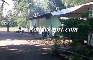 Dilokasi inilah polisi menangkap 4 tersangka tindak pidana perjudian.