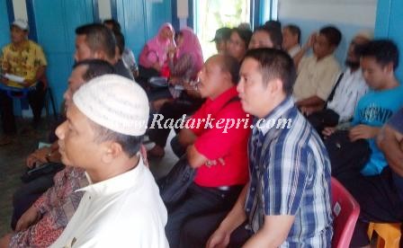 Saksi Pilpres yang hadir di tingkat kelurahan pada Kecamatan di Kabupaten Lingga.
