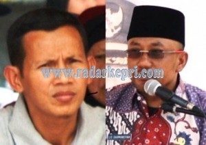 Drs Surjadi MT dan H Lis Darmansyah SH.