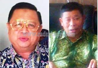 Drs Tengku Muhctarudin dan Abdul Haris