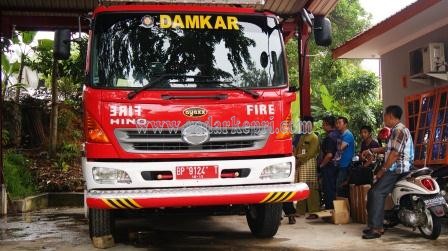 Inilah mobil pemadam kebakaran yang baru milik BPBD Kota Tanjungpinang