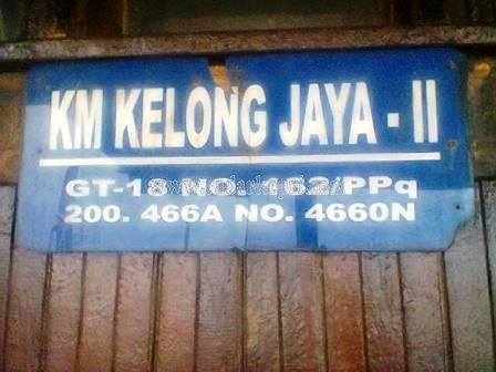 KM Kelong Jaya II yang telah ditemukan setelah 10 hari hilang.