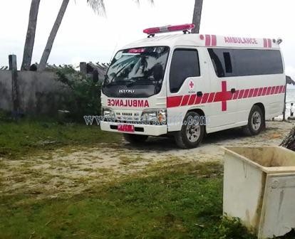 Inilah mobil ambulance yang disiagakan BPBD Kabupaten Bintan yang disiagakan di pantai Trikora
