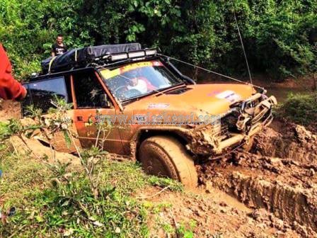 Mobil off road dari Kepri yang ikut ekpedisi di Jawa Tmur