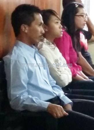 Arif Jumana, Tini dan Sherly yang dihukum 6 bulan di panti rehabilitasi BNN Kepri karena terbukti memakai narkoba.