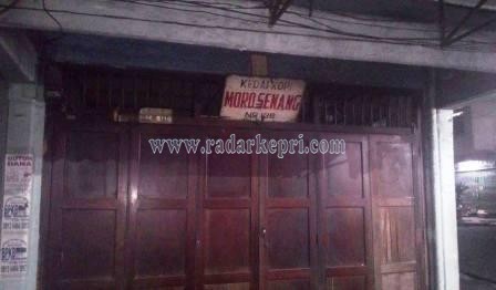 Inilah kedai kopi Moro Senang di Jl Temiang yang menjual kupon judi jenis Sie Jie.