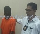 Tersangka Japriden yang membunuh Yup Sun Hok