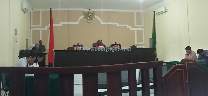 Sidang pra peradilan Acok ke Polres Bintan dengan agenda putusan, Kamis (10/03).