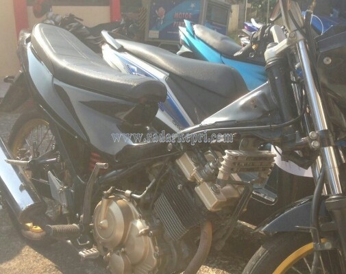 Motor curian yang diamankan dari tersangka Sn dan Bw.
