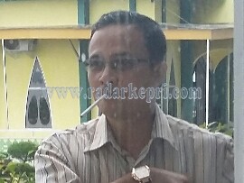 Ir Dwitra Gunawan, anggota DPRD Natuna saat di Kejati Kepri.