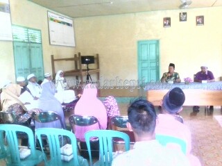 Jemaah haji asal kelurahan Bandarsyah saat menghadiri syukuran dan silaturahmi.
