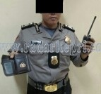Anang Wijaya, polisi gadungan yang ditangkap Brimob Polda Kepri.