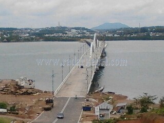 Jembatan I Dompak yang butuh Rp 28 Miliar lagi.