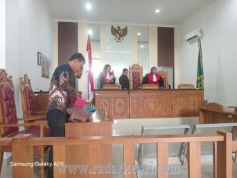 Sidang perdana gugatan PMH yang diajukan Aliasar.